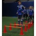Cone Hurdles Set of 5 Height 38 cm Blue
