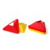 Arrow Shaped Hats (2 Colors) - Set of 10 Red
