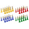 Ladder Hurdles Set of 5 Height 52 cm Red