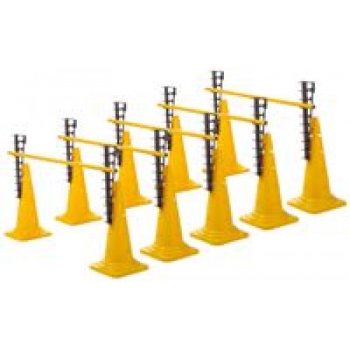 Ladder Hurdles Set of 5 Height 52 cm Yellow
