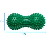 Peanut Spikey Ball (Massage Ball) 15x7 cm - Colour: Green