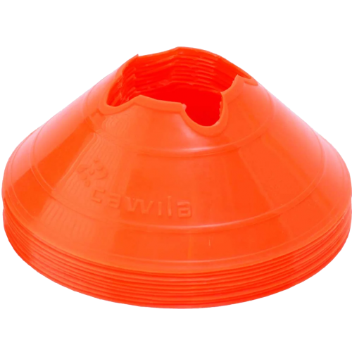 Cawila marking hoods M | Set of 10 | Diameter 20cm, height 6cm | orange
